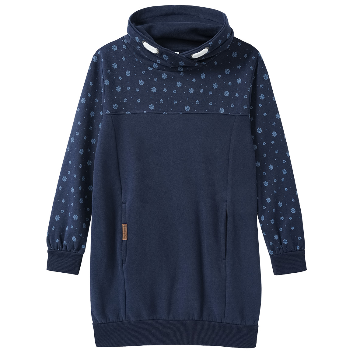 Mädchen Sweatkleid mit Schalkragen Mädchen Sweatkleid mit Schalkragen von Yigga