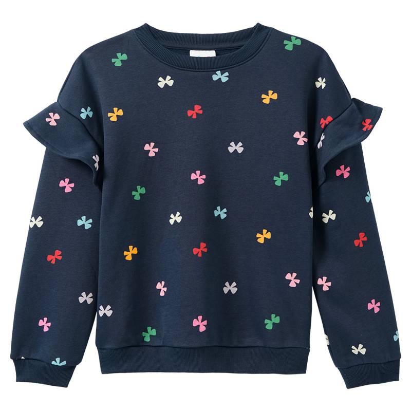 Mädchen Sweatshirt mit Allover-Print von Yigga