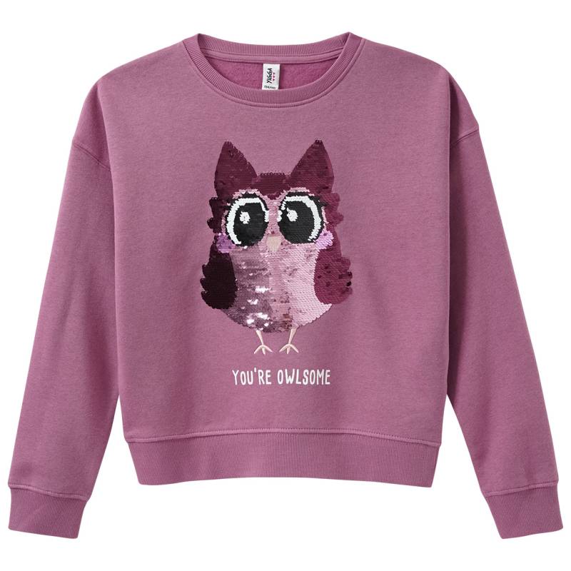Mädchen Sweatshirt mit Wendepailletten von Yigga
