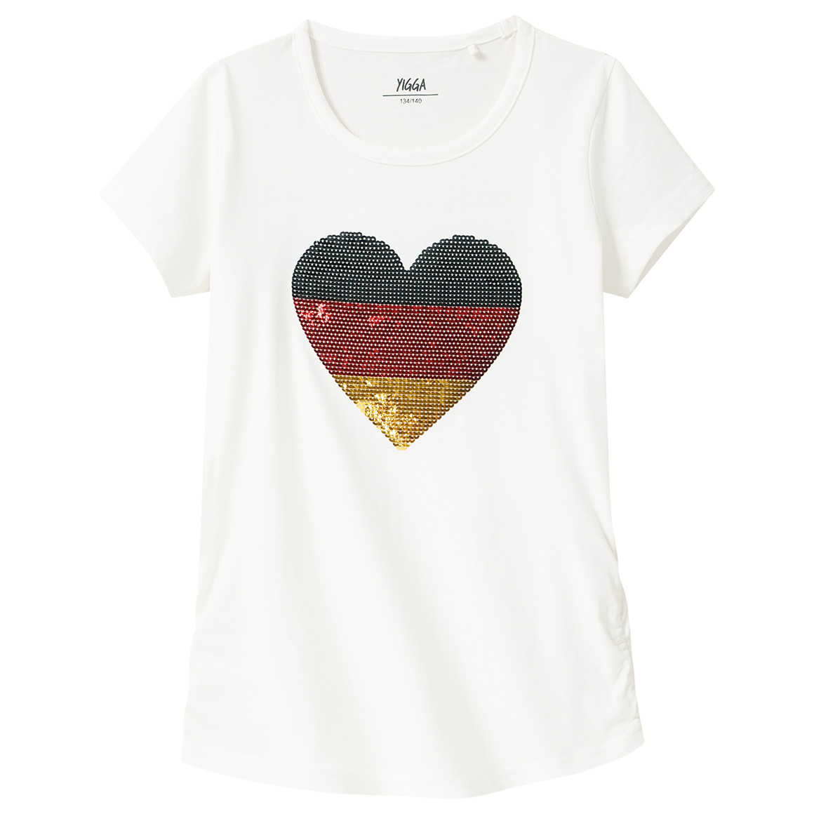 Mädchen T-Shirt im Fußball-Design von Yigga