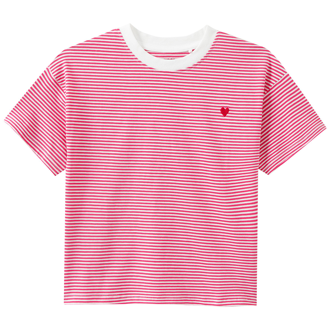 Mädchen T-Shirt im Ringel-Look von Yigga