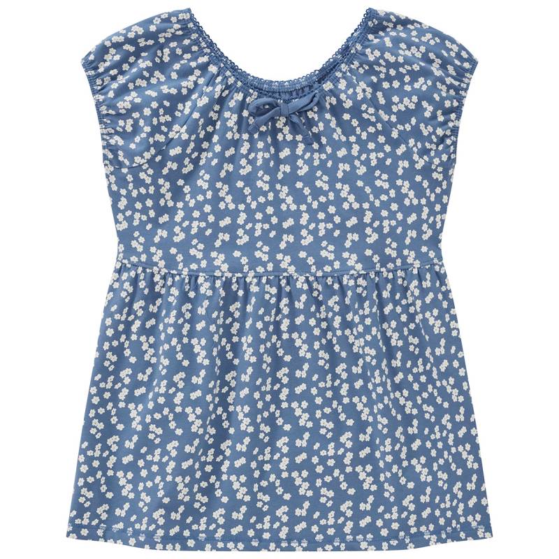 Mädchen T-Shirt mit Blumen-Print allover von Yigga