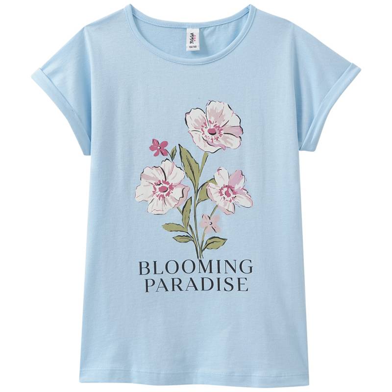 Mädchen T-Shirt mit Blumen-Print Mädchen T-Shirt mit Blumen-Print von Yigga