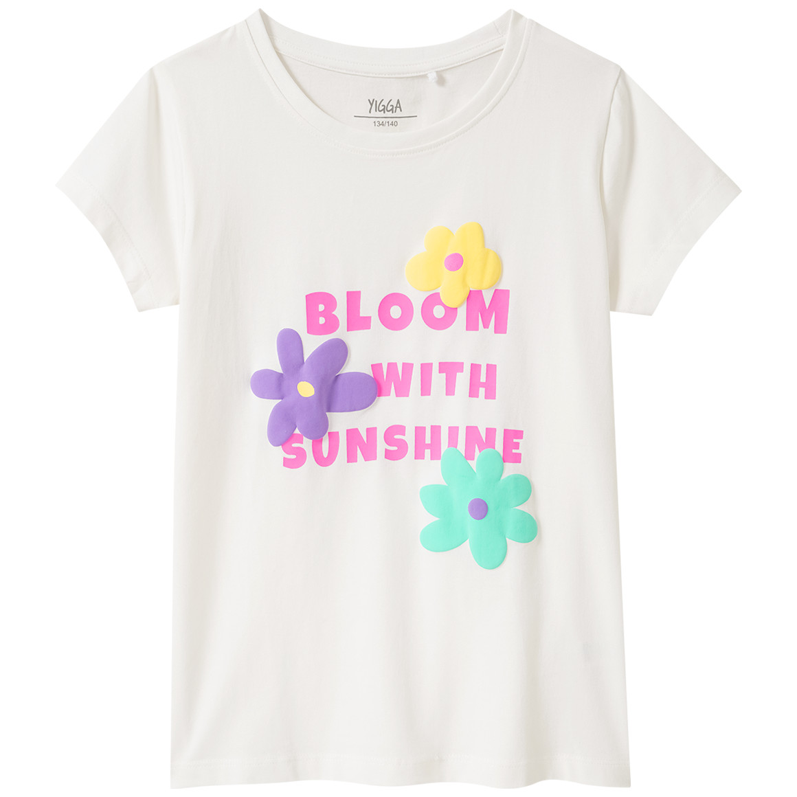 Mädchen T-Shirt mit Front-Print Mädchen T-Shirt mit Front-Print von Yigga