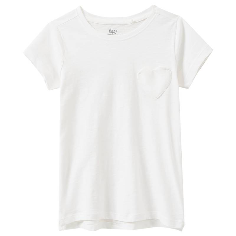 Mädchen T-Shirt mit Herz-Tasche von Yigga