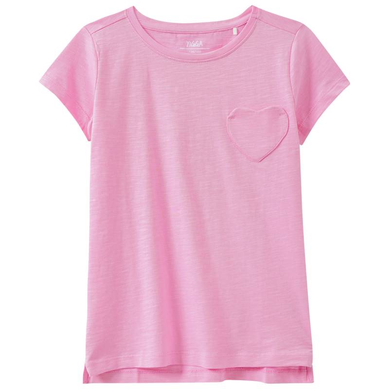 Mädchen T-Shirt mit Herz-Tasche von Yigga