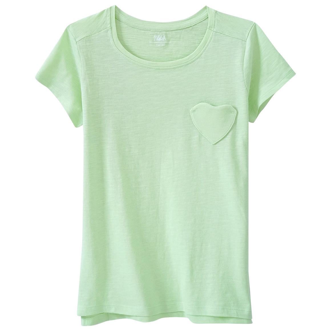 Mädchen T-Shirt mit Herz-Tasche Mädchen T-Shirt mit Herz-Tasche von Yigga