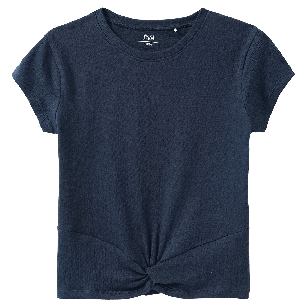 Mädchen T-Shirt mit Knoten-Detail Mädchen T-Shirt mit Knoten-Detail von Yigga