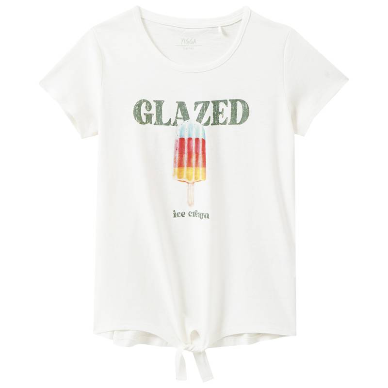 Mädchen T-Shirt mit Knotendetail Mädchen T-Shirt mit Knotendetail von Yigga