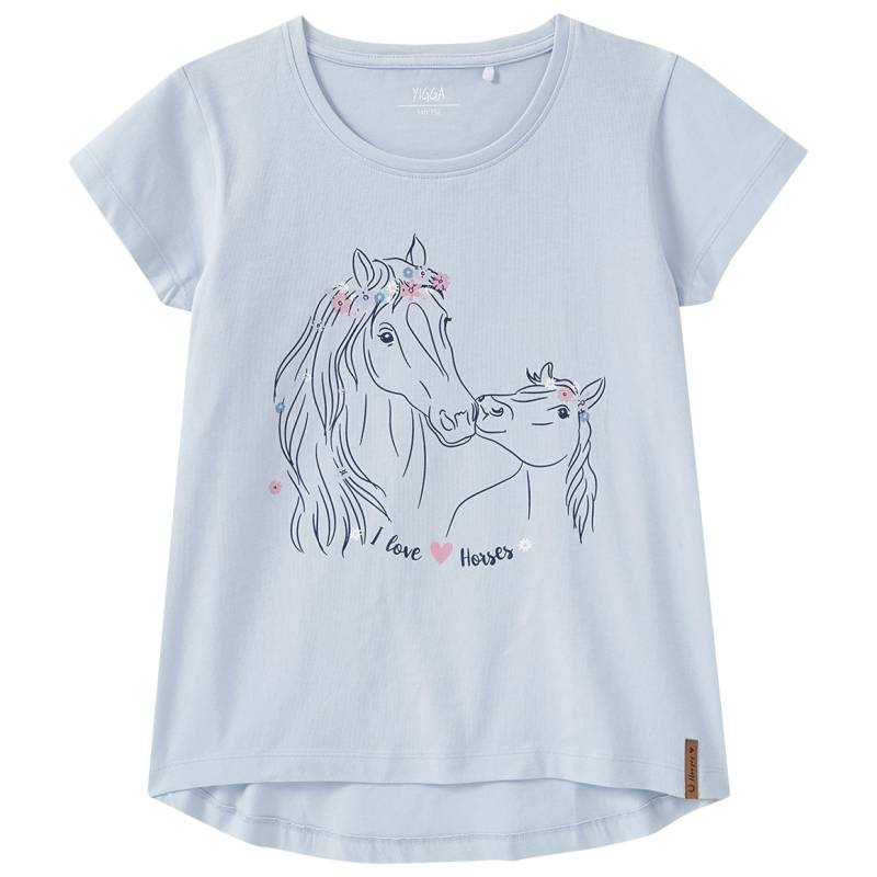 Mädchen T-Shirt mit Pferd-Motiv von Yigga