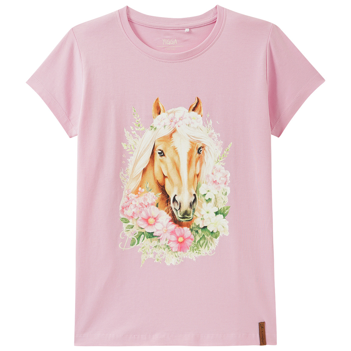 Mädchen T-Shirt mit Pferde-Motiv Mädchen T-Shirt mit Pferde-Motiv von Yigga