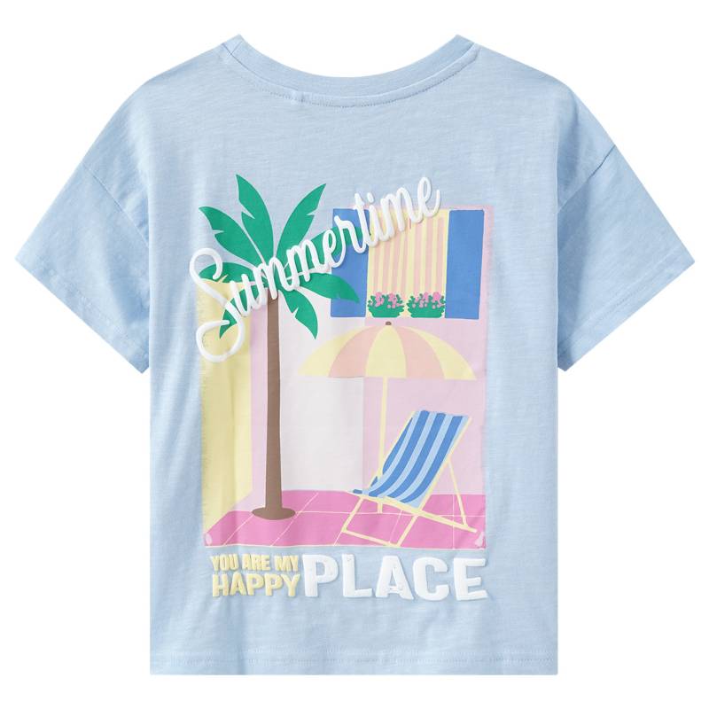 Mädchen T-Shirt mit Rücken-Print von Yigga