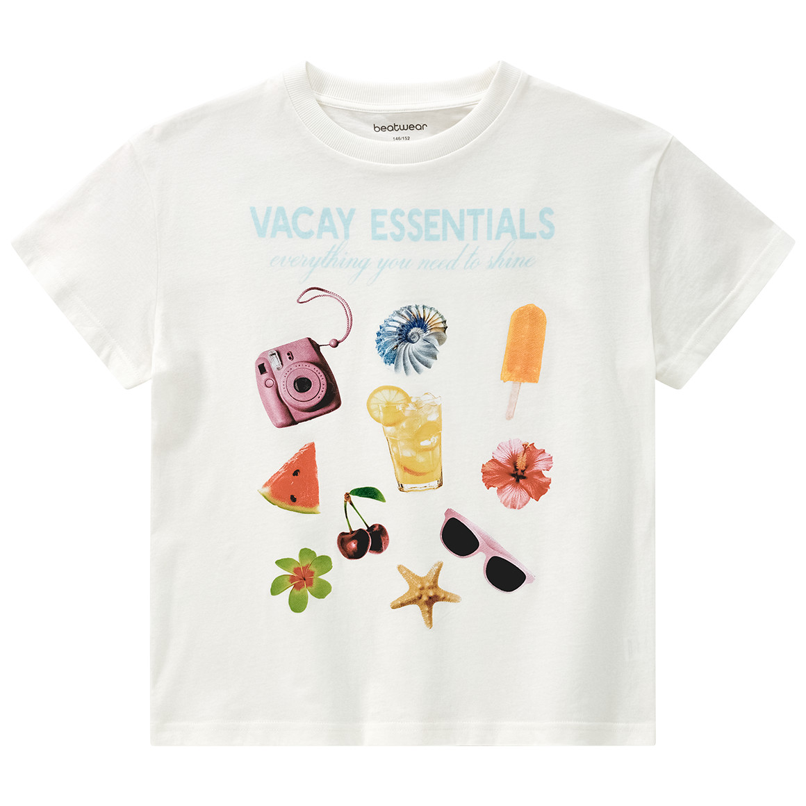 Mädchen T-Shirt mit Sommer-Motiven Mädchen T-Shirt mit Sommer-Motiven von Yigga