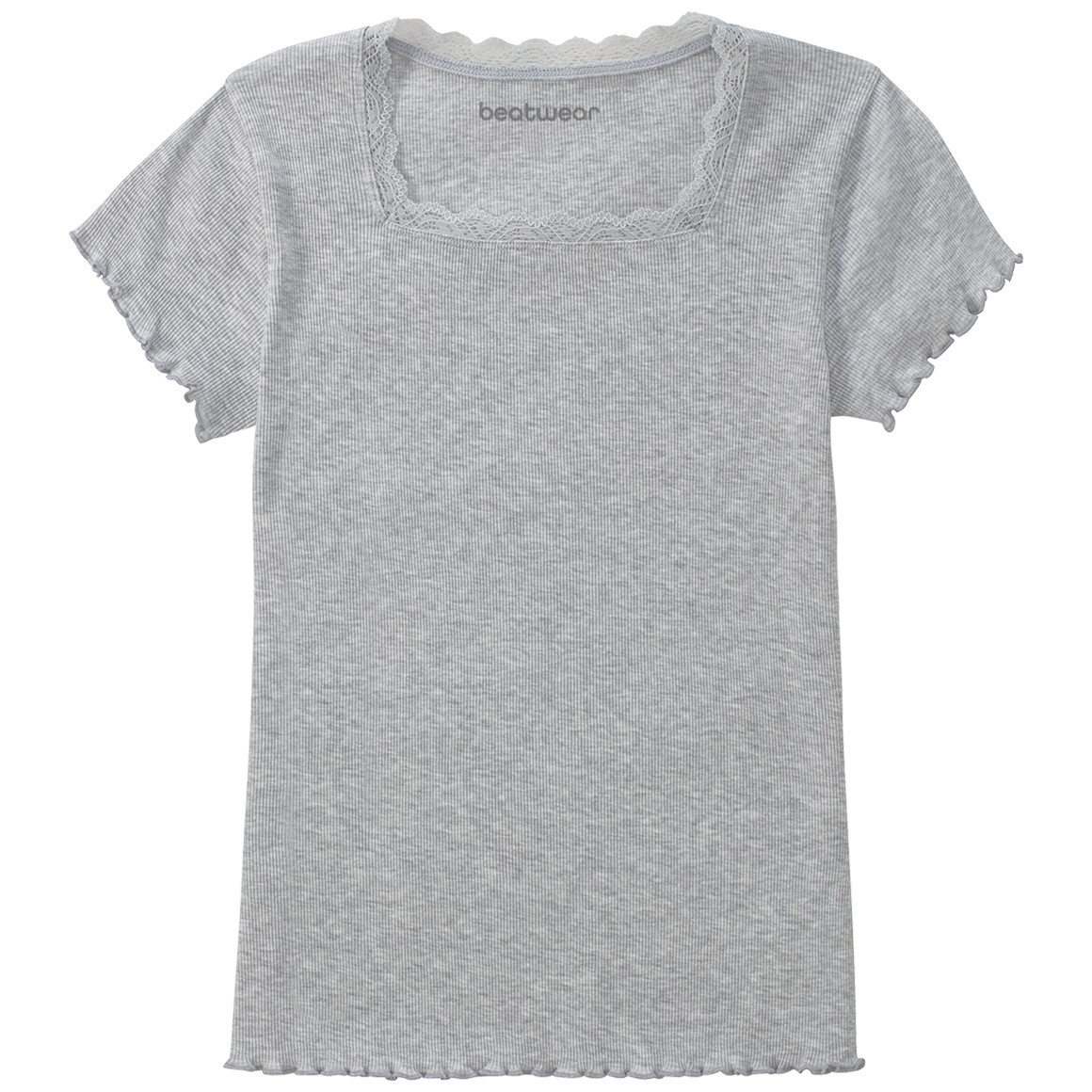 Mädchen T-Shirt mit Spitze von Yigga