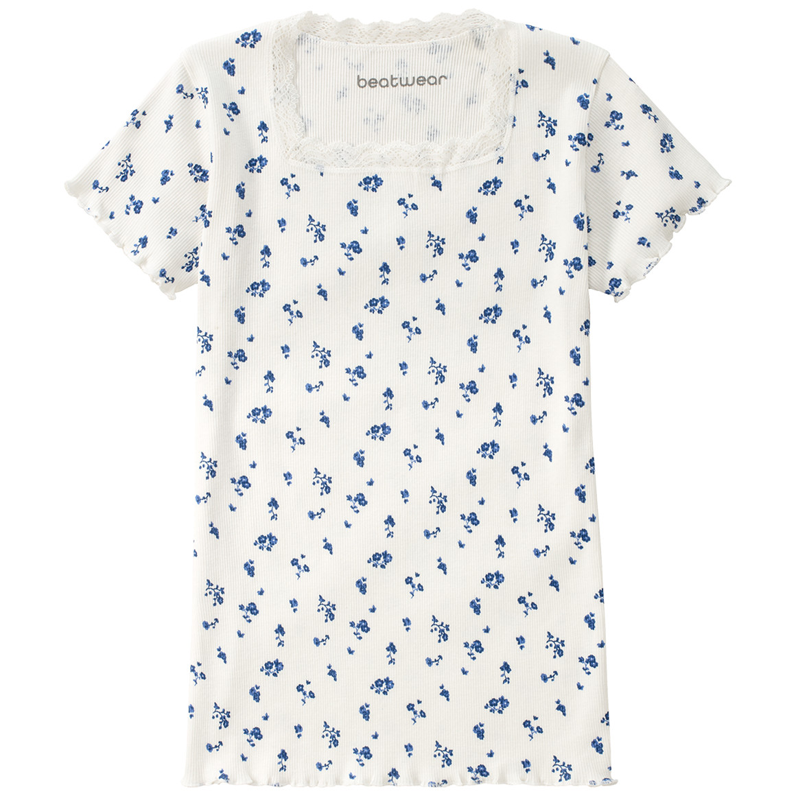 Mädchen T-Shirt mit Spitze von Yigga