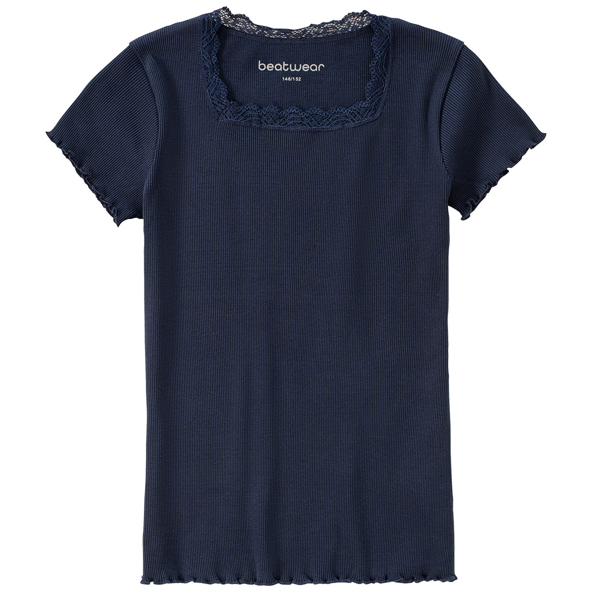 Mädchen T-Shirt mit Spitze Mädchen T-Shirt mit Spitze von Yigga