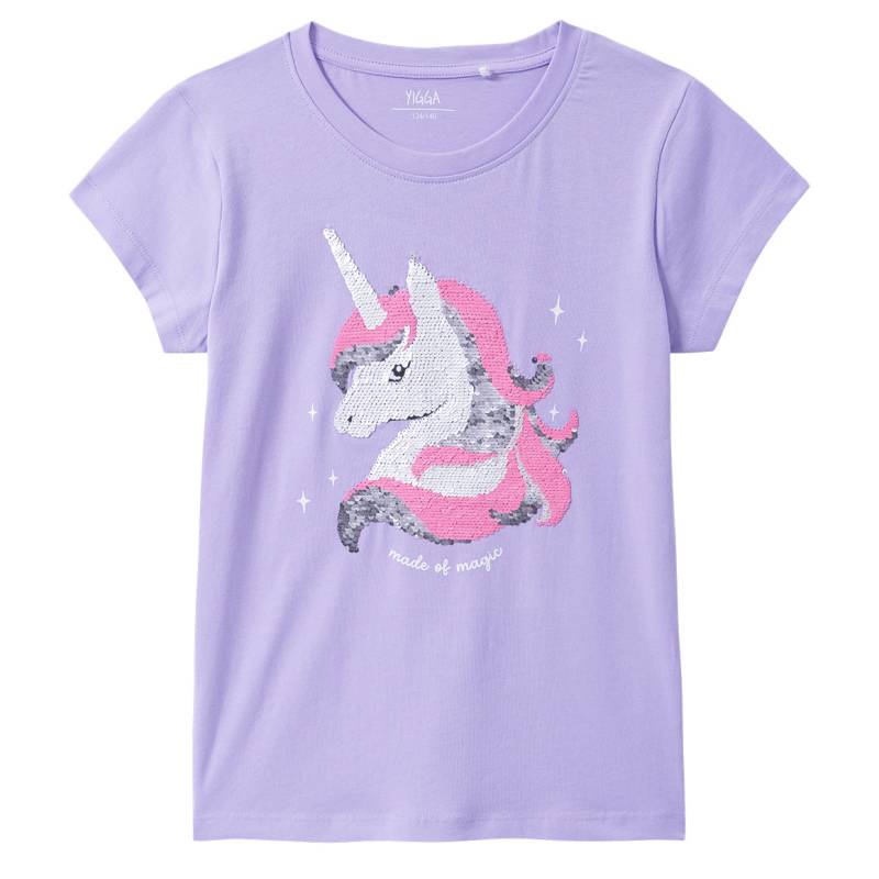 Mädchen T-Shirt mit Wendepailletten Mädchen T-Shirt mit Wendepailletten von Yigga