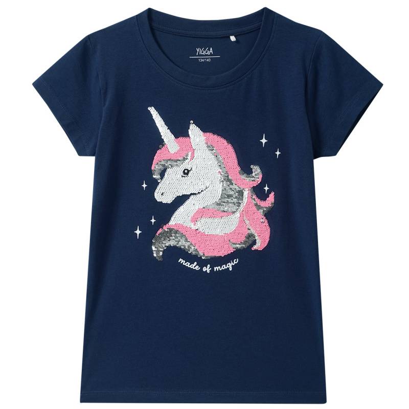 Mädchen T-Shirt mit Wendepailletten Mädchen T-Shirt mit Wendepailletten von Yigga