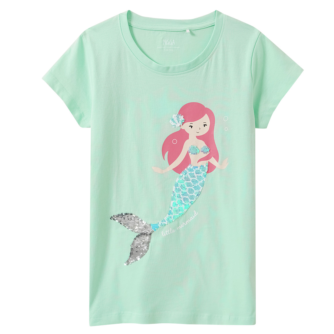 Mädchen T-Shirt mit Wendepailletten von Yigga