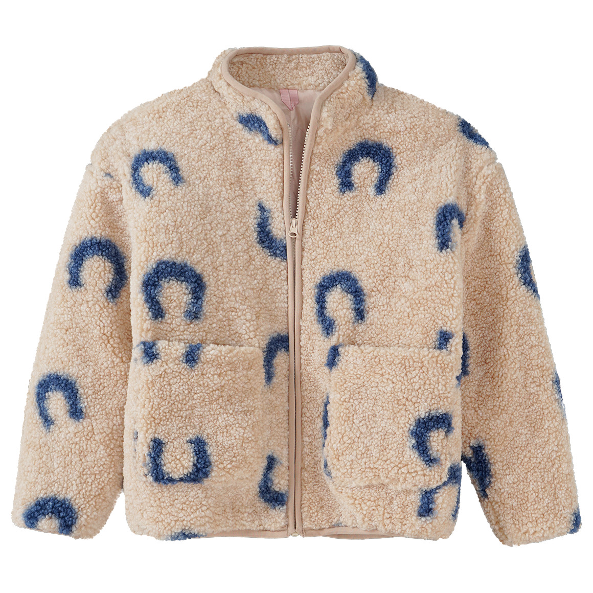 Mädchen Teddyjacke mit Hufeisen allover Mädchen Teddyjacke mit Hufeisen allover von Yigga
