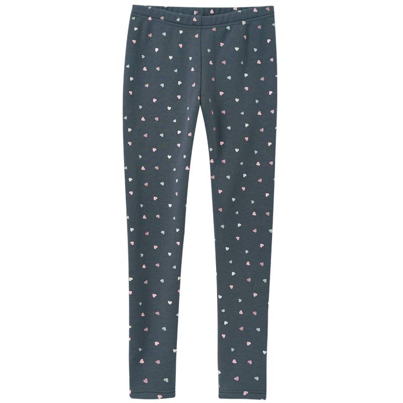 Mädchen Thermo-Leggings mit Herzen von Yigga