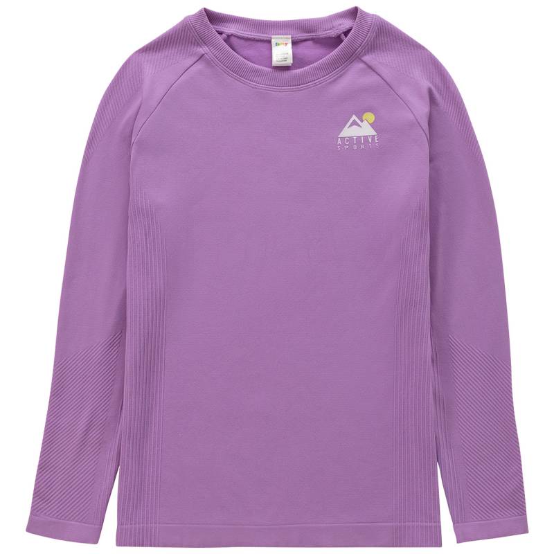 Mädchen Thermo-Shirt in Seamless-Optik von Yigga