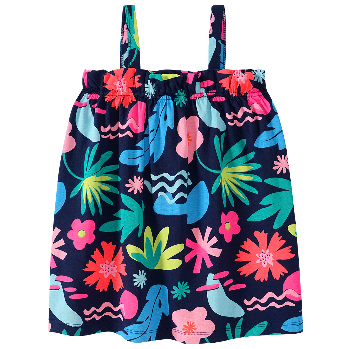 Mädchen Top mit Allover-Print von Yigga