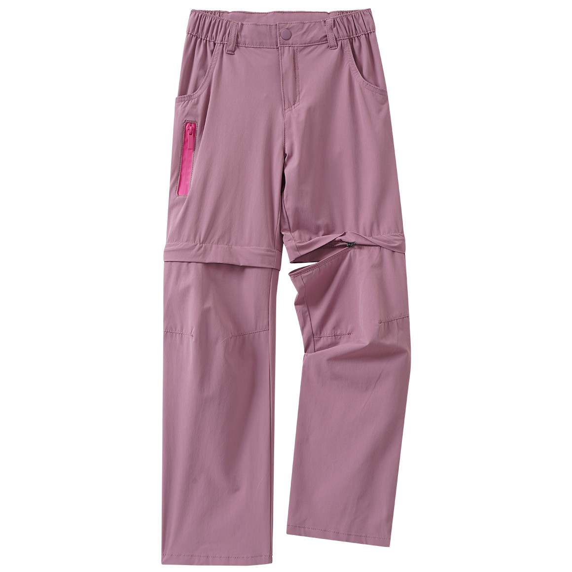 Mädchen Trekking-Hose mit Zippertasche von Yigga