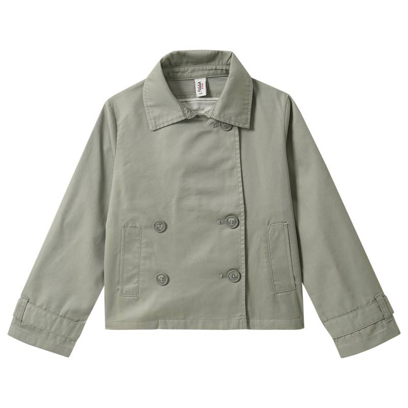 Mädchen Trenchcoat mit doppelter Knopfreihe von Yigga