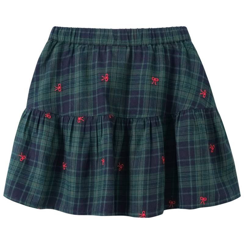 Mädchen Weihnachtsrock mit Stickerei von Yigga