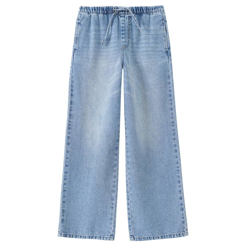 Mädchen Wide-Leg-Jeans mit Tunnelzug von Yigga