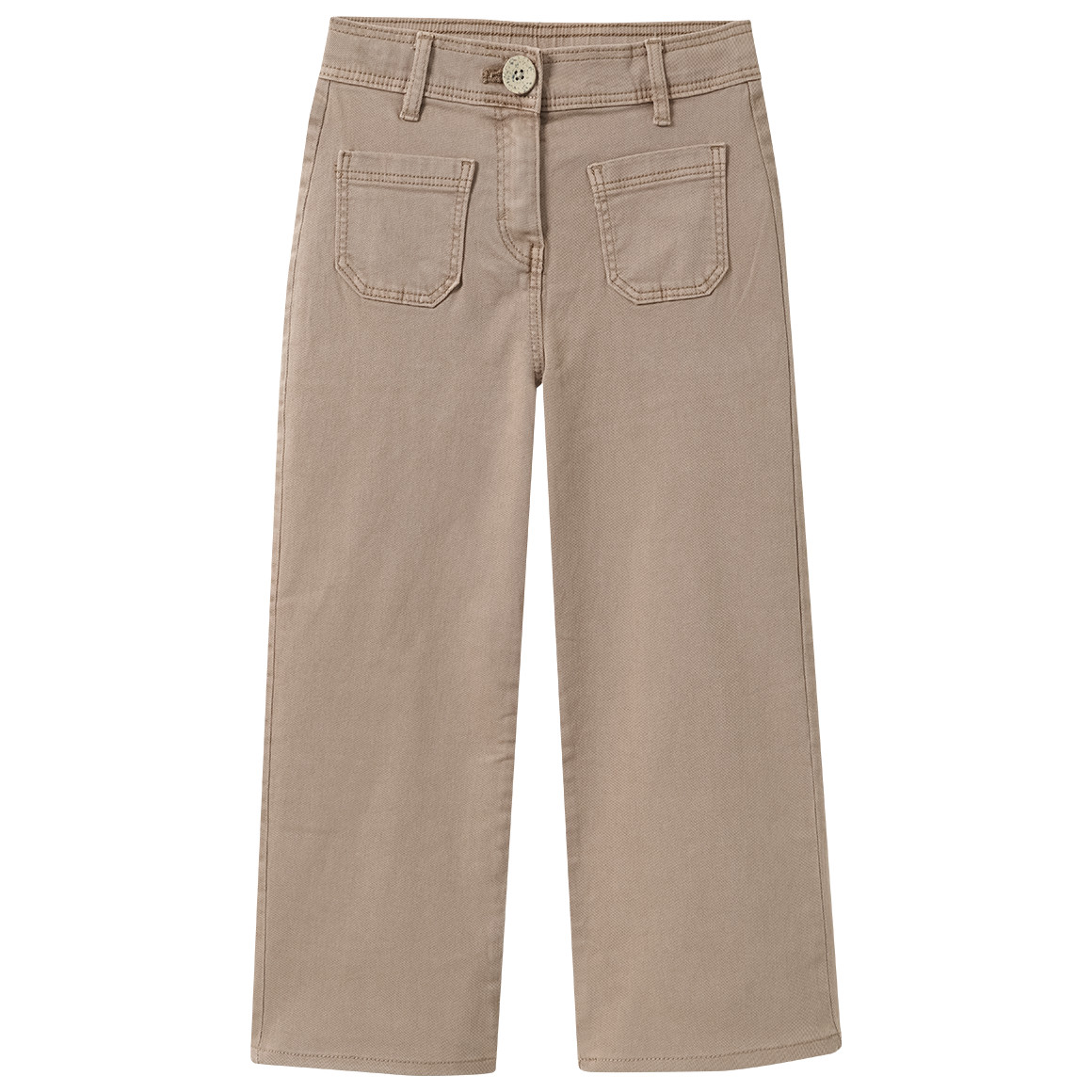 Mädchen Wide-Leg-Jeans mit verstellbarem Bund von Yigga