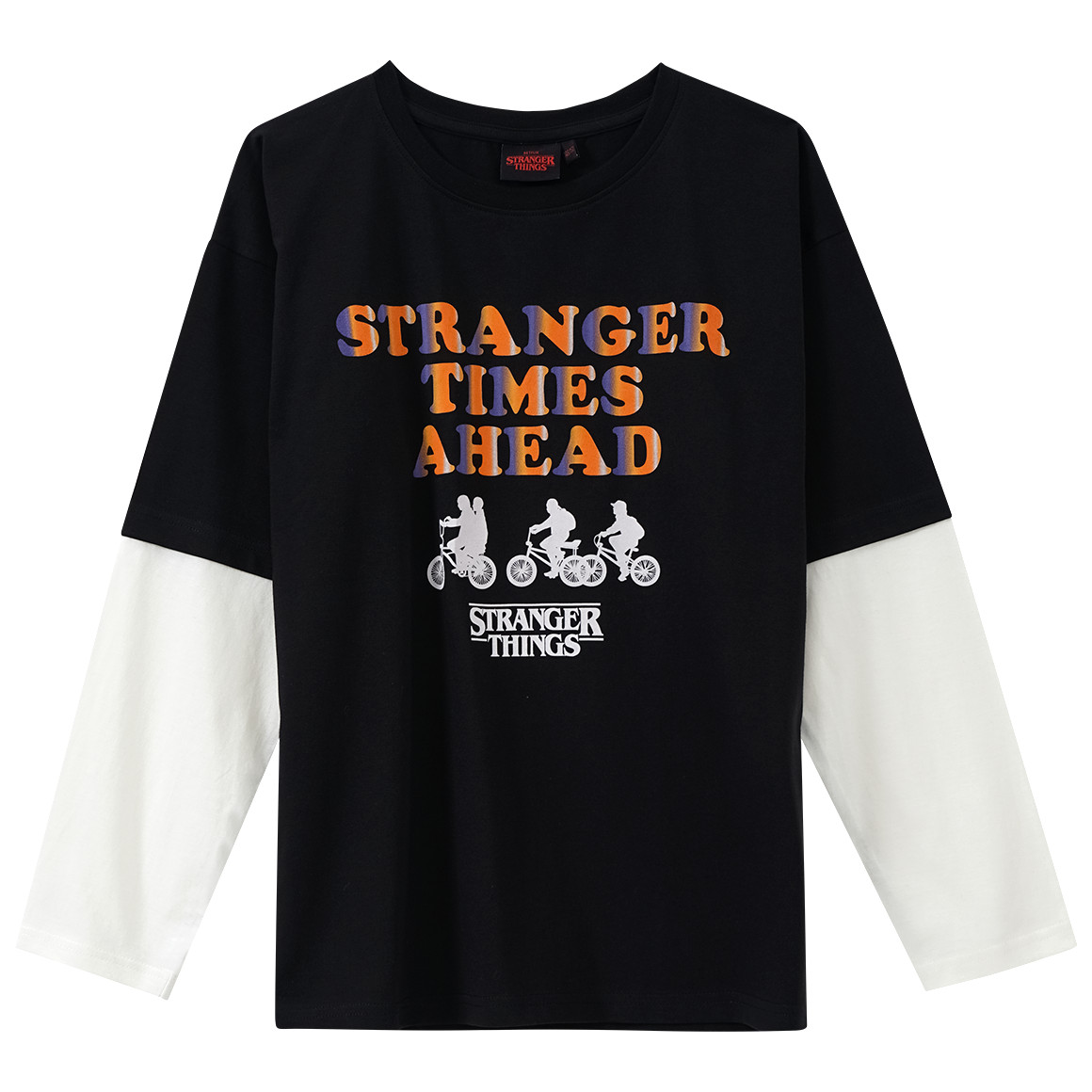 Stranger Things Langarmshirt im Lagen-Look Stranger Things Langarmshirt im Lagen-Look von Yigga