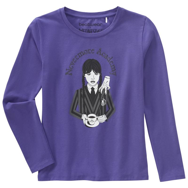 WEDNESDAY Langarmshirt mit großem Print von Yigga