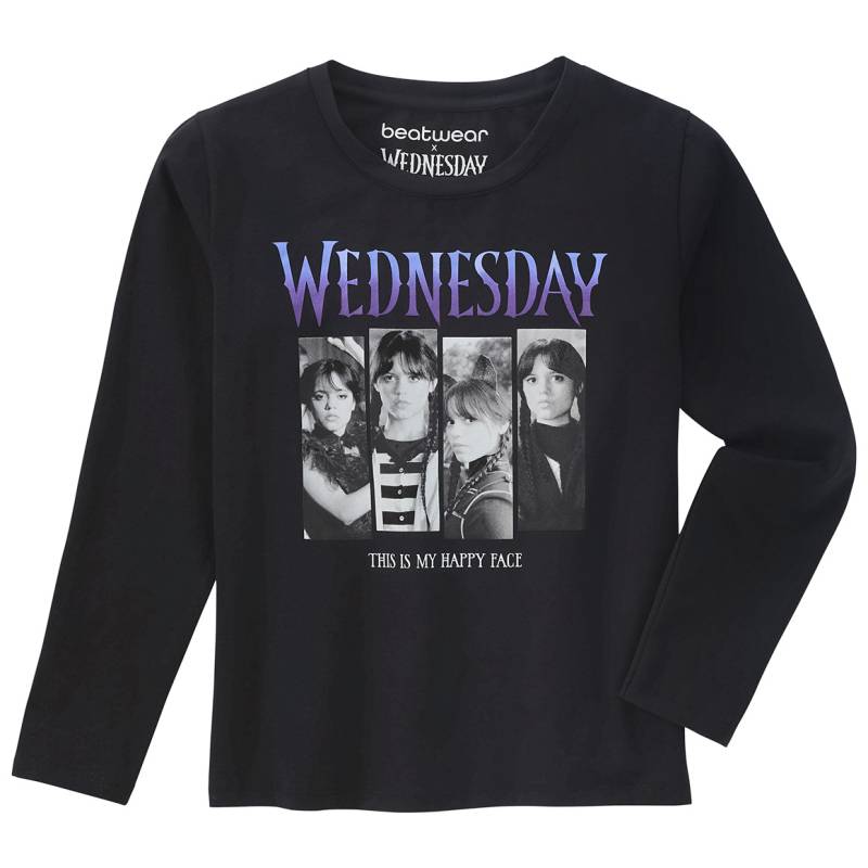 WEDNESDAY Langarmshirt mit großem Print von Yigga