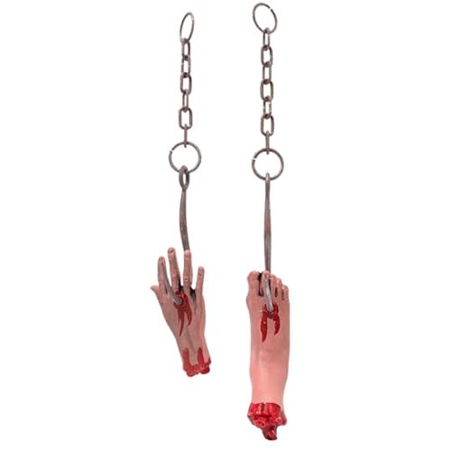 Blutige Halloween Deko Körperteile Set | Realistische Kunstblut Abgetrennte Hände Und Füße | Langlebig Wetterfest Dekoration Für Outdoor Innen Garten Erwachsene & Kinder A2 Blutige Halloween Deko Körperteile Set | Realistische Kunstblut Abgetrennte Hände Und Füße | Langlebig Wetterfest Dekoration Für Outdoor Innen Garten Erwachsene & Kinder A2 von Yigoo