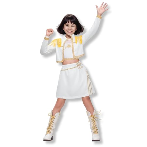 Yigoo Kpop Demon Hunter Kostüm Kinder, Mira Rumi Zoey Cosplay Outfit Mädchen, Huntr/x Anime Jäger Popsänger Idol Bühnenuniform Verkleidung für Karneval Halloween Party 120 Yigoo Kpop Demon Hunter Kostüm Kinder, Mira Rumi Zoey Cosplay Outfit Mädchen, Huntr/x Anime Jäger Popsänger Idol Bühnenuniform Verkleidung für Karneval Halloween Party 120 von Yigoo