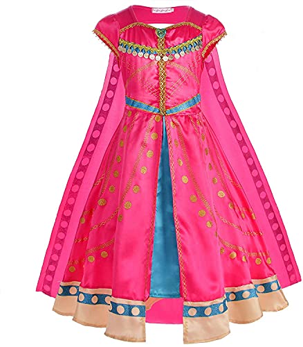 Yigoo Prinzessin Kleid Kostüm Mädchen Glanz Kleid Kinder Weihnachten Verkleidung Karneval Party Halloween Fest 110 von Yigoo