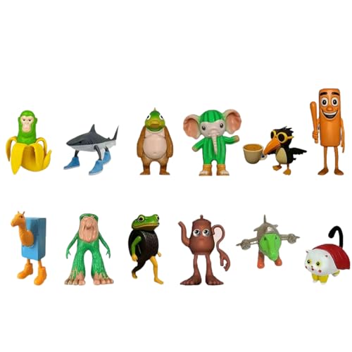 Yigoo Tung Tung Tung Sahur Figur-Tralalero Tralala Lustige Desktop Dekoration Italian Brainrot Figuren,Shark in Sneakers,Skurrile Tier Sammelstücke G Yigoo Tung Tung Tung Sahur Figur-Tralalero Tralala Lustige Desktop Dekoration Italian Brainrot Figuren,Shark in Sneakers,Skurrile Tier Sammelstücke G von Yigoo