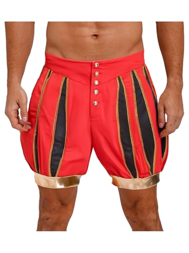 Yihuimin Herren Shorts Halloween Kurze Kürbishose Zirkusdirektor Kostüm Zirkus Kostüm Clown Kostüm Cosplay Set Clubwear Karneval Kostüm Rot XL Yihuimin Herren Shorts Halloween Kurze Kürbishose Zirkusdirektor Kostüm Zirkus Kostüm Clown Kostüm Cosplay Set Clubwear Karneval Kostüm Rot XL von Yihuimin