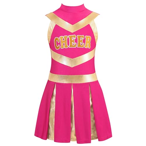 Yihuimin Mädchen Kinderkostüm Pompon Girl Verkleidung Karneval Halloween Kostüm Showanzug Tanzkleid Jahre Knalliges Pink 146-152 Yihuimin Mädchen Kinderkostüm Pompon Girl Verkleidung Karneval Halloween Kostüm Showanzug Tanzkleid Jahre Knalliges Pink 146-152 von Yihuimin