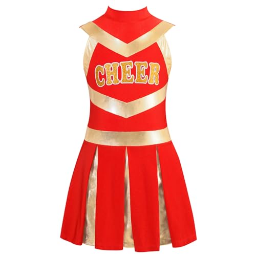 Yihuimin Mädchen Kinderkostüm Pompon Girl Verkleidung Karneval Halloween Kostüm Showanzug Tanzkleid Jahre Rot 134-140 Yihuimin Mädchen Kinderkostüm Pompon Girl Verkleidung Karneval Halloween Kostüm Showanzug Tanzkleid Jahre Rot 134-140 von Yihuimin
