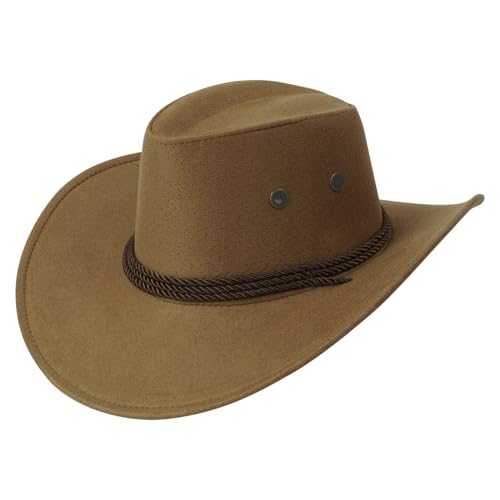 Yihuimin Männer Cowboy Western Kostüm Weste Ohne Ärmel Mit Hut Und Bandana Karneval Halloween Outfit Sxl Roter Kaffee XXL Yihuimin Männer Cowboy Western Kostüm Weste Ohne Ärmel Mit Hut Und Bandana Karneval Halloween Outfit Sxl Roter Kaffee XXL von Yihuimin
