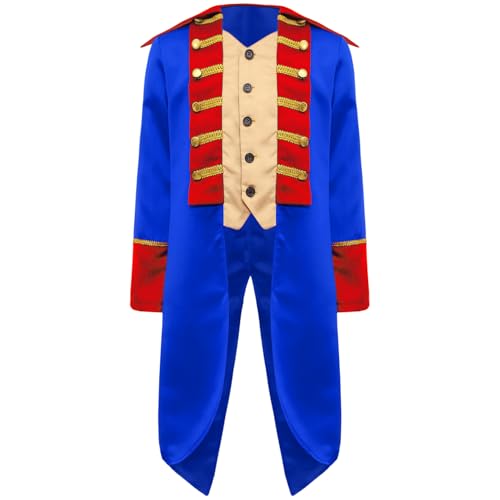 Yihuimin Renaissance Kostüm Für Jungen Mittelalterlicher Prinz Anzug Mit Frack Frackjacke Karneval Halloween Verkleidung Königsblau 146-152 Yihuimin Renaissance Kostüm Für Jungen Mittelalterlicher Prinz Anzug Mit Frack Frackjacke Karneval Halloween Verkleidung Königsblau 146-152 von Yihuimin