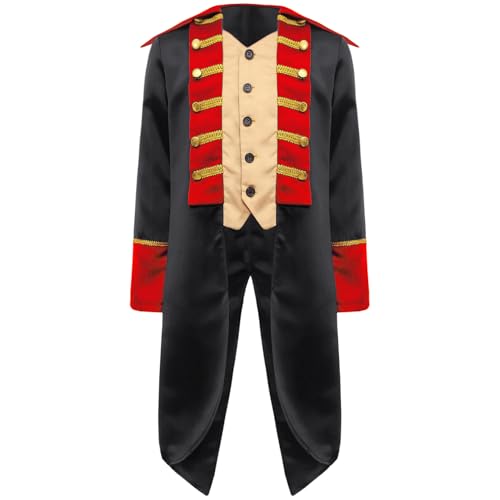 Yihuimin Renaissance Kostüm Für Jungen Mittelalterlicher Prinz Anzug Mit Frack Frackjacke Karneval Halloween Verkleidung Schwarz 134-140 Yihuimin Renaissance Kostüm Für Jungen Mittelalterlicher Prinz Anzug Mit Frack Frackjacke Karneval Halloween Verkleidung Schwarz 134-140 von Yihuimin
