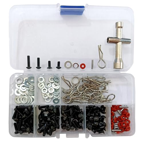 240-Stück RC Schraubensatz Reparaturwerkzeugsets Hardwarebefestiger für 1/10 RC Modellauto DIY Teile Ersatz 240-Stück RC Schraubensatz Reparaturwerkzeugsets Hardwarebefestiger für 1/10 RC Modellauto DIY Teile Ersatz von YijiaLink