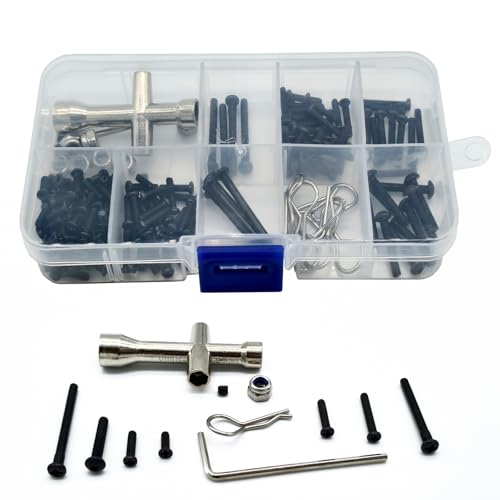 RC Auto Schraube Box Kit Reparatur Werkzeug Zubehör Schrauben Sortiment Set Hardware Fasteners Kompatibel mit MJX Hyper Go H14BM 14301 14302 14209 14210 1/14 Scale RC Upgrade Teile RC Auto Schraube Box Kit Reparatur Werkzeug Zubehör Schrauben Sortiment Set Hardware Fasteners Kompatibel mit MJX Hyper Go H14BM 14301 14302 14209 14210 1/14 Scale RC Upgrade Teile von YijiaLink