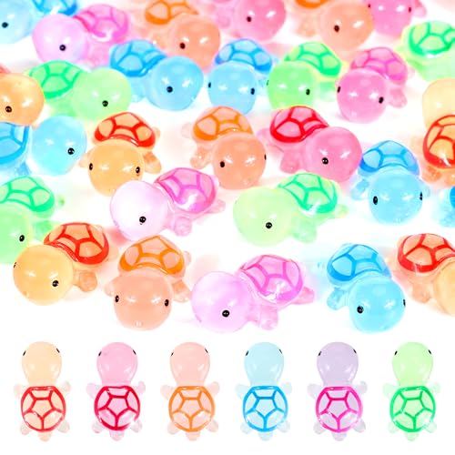 48 Stück Mini Leuchtend Schildkröten, 6Farben Small Turtles Mini Turtles Mini Figuren Schildkröten DIY Winzige Schildkröten für Topfdekoration Garten Landschaft, Bonsai, Fischbecken Aquarien verwendet 48 Stück Mini Leuchtend Schildkröten, 6Farben Small Turtles Mini Turtles Mini Figuren Schildkröten DIY Winzige Schildkröten für Topfdekoration Garten Landschaft, Bonsai, Fischbecken Aquarien verwendet von YiliYa