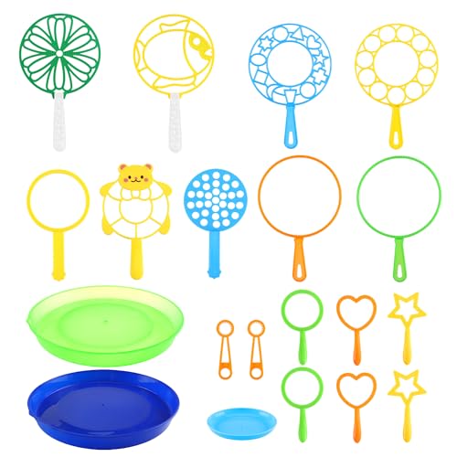 20 Stück Seifenblasen Set für Kinder, Seifenblasen Blase Zauberstab Einstellen Seifenblasen für Indoor und Outdoor Bubble Maker Spiele, Perfekt für Kindergeburtstag, Strand, Garten, Hochzeit von YiliYa