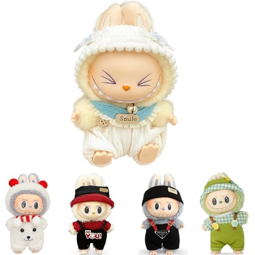 La-bu-bu Puppenkleidung für Plüschpuppe – elastisches DIY Outfit-Set, Zubehör für Puppenkleider, hochwertiges Accessoire, Geschenk für Kinder & Sammler von Yiliastore